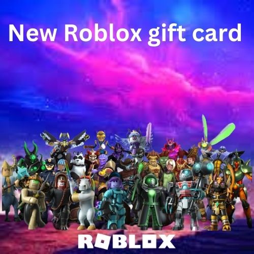 New Roblox gift card-2024